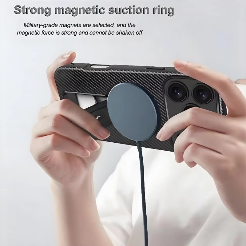 Luxury Invisible Stand Magneti - огляд і ціна Matte Hard Pc Back Case
