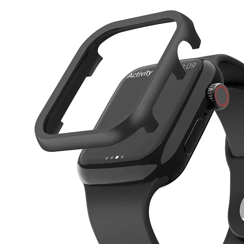 For iWatch SE Series 10 9 8 7  - огляд і ціна Metal Bumper Aluminum Frame Case