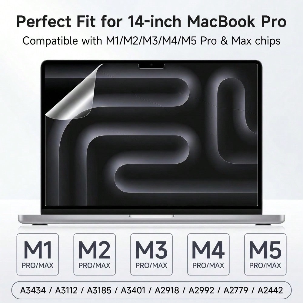 5 Pack for MacBook Pro 14 Inch - огляд і ціна Matte Anti Glare Screen Protector
