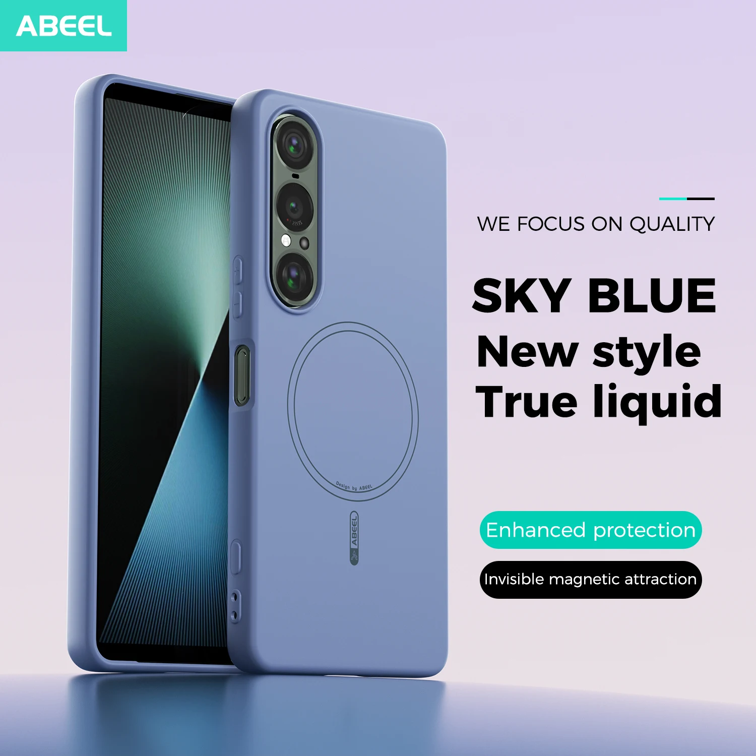 Magnetic Phone Case for Sony X - огляд і ціна Liquid Silicone Magnetic Phone Case